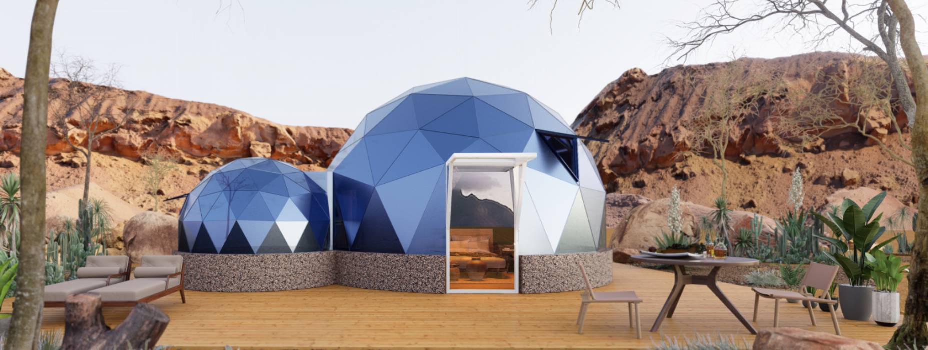 崇信县球形智能光伏玻璃星空房